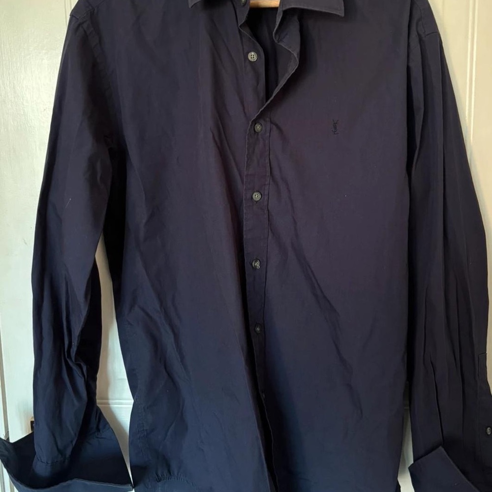 YSL men’s navy shirt - Picture 1 of 1